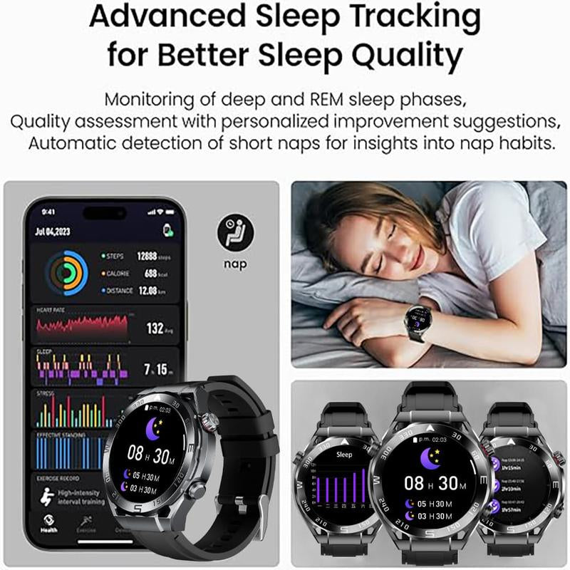 Revolutionary Smart Watch with Wireless Calling, 100+ Sports Modes & Customizable Dials for iPhone/Android