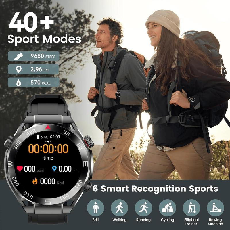 Revolutionary Smart Watch with Wireless Calling, 100+ Sports Modes & Customizable Dials for iPhone/Android
